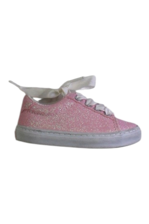A Pink Sneakers from Janie & Jack in size 18-24M for girl. (Front View)