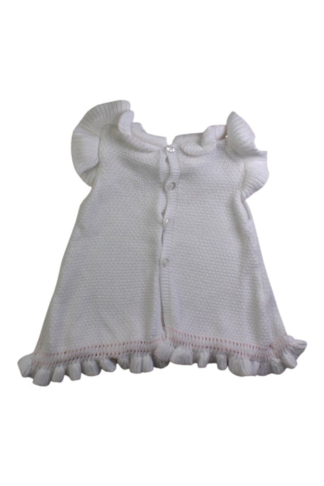 A White Sweater Dresses from Juliana in size 3-6M for girl. (Back View)