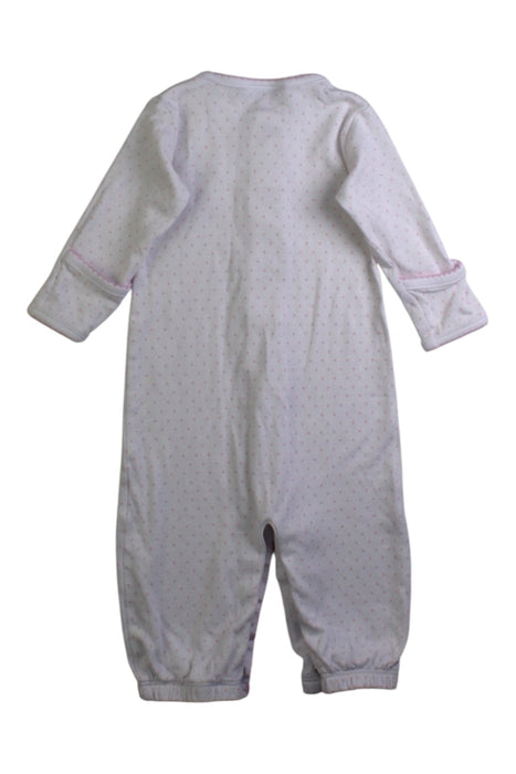 A White Onesies from Magnolia Baby in size 3-6M for girl. (Back View)