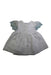 A Green Short Sleeve Dresses from Mayoral in size 3-6M for girl. (Back View)
