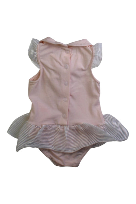 A Pink Sleeveless Rompers from Nicholas & Bears in size 3-6M for girl. (Back View)