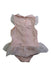 A Pink Sleeveless Rompers from Nicholas & Bears in size 3-6M for girl. (Back View)