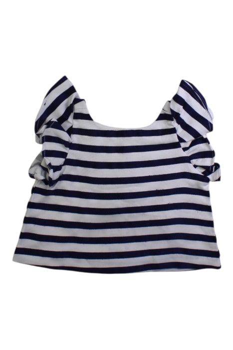 A Blue Short Sleeve Tops from Janie & Jack in size 3-6M for girl. (Front View)