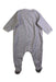 A White Onesies from Petit Bateau in size 6-12M for girl. (Back View)