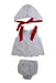 A White Shorts Sets from Juliana in size Newborn for girl. (Front View)