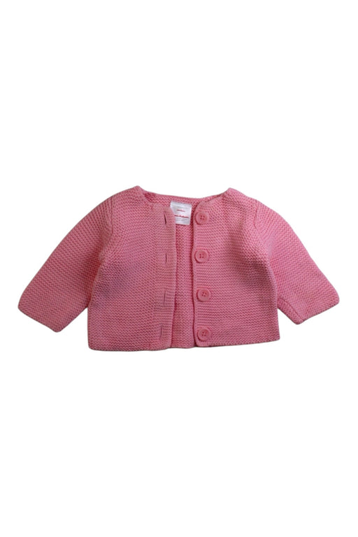 A Pink Cardigans from Hanna Andersson in size Newborn for girl. (Front View)