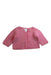 A Pink Cardigans from Hanna Andersson in size Newborn for girl. (Front View)