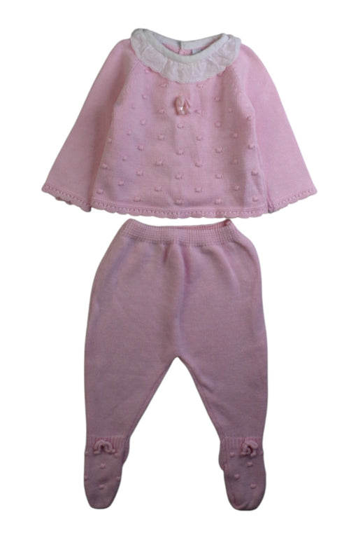 A Pink Pants Sets from Martin Aranda in size 3-6M for girl. (Front View)