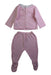 A Pink Pants Sets from Martin Aranda in size 3-6M for girl. (Back View)