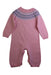 A Pink Long Sleeve Rompers from Rachel Riley in size 3-6M for girl. (Back View)