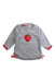 A White Rash Guards from Sunuva in size 6-12M for girl. (Front View)