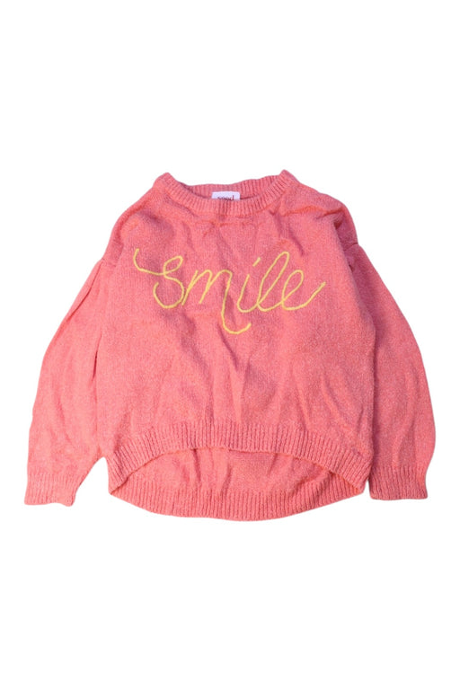 A Pink Crewneck Sweatshirts from Seed in size 5T for girl. (Front View)
