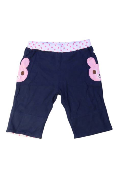 A Navy Casual Pants from Miki House in size 2T for girl. (Front View)