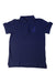 A Navy Short Sleeve Polos from Shanghai Tang in size 6T for girl. (Front View)