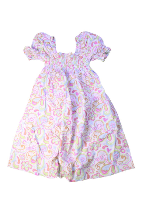 A Multicolour Short Sleeve Dresses from Seed in size 9Y for girl. (Back View)