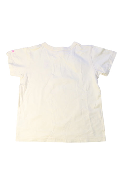A White Short Sleeve T Shirts from Miki House in size 5T for girl. (Back View)
