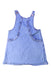 A Blue Overall Dresses from Seed in size 5T for girl. (Front View)
