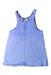 A Blue Overall Dresses from Seed in size 5T for girl. (Back View)