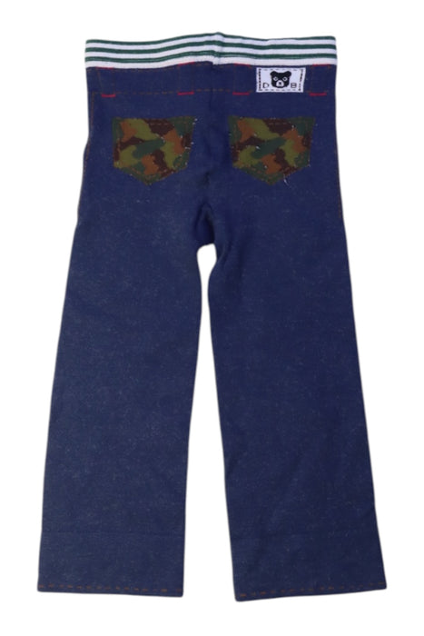A Navy Leggings from Miki House in size 2T for girl. (Back View)