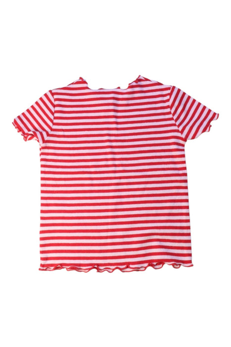 A Red Short Sleeve Tops from Seed in size 5T for girl. (Back View)