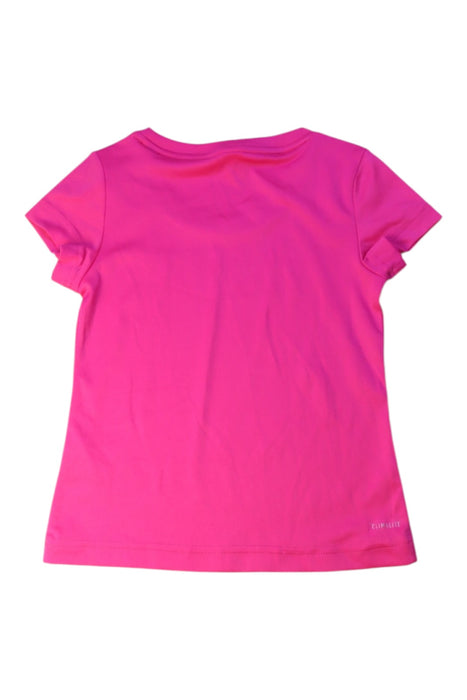 A Pink Active Tops from Adidas in size 5T for girl. (Back View)