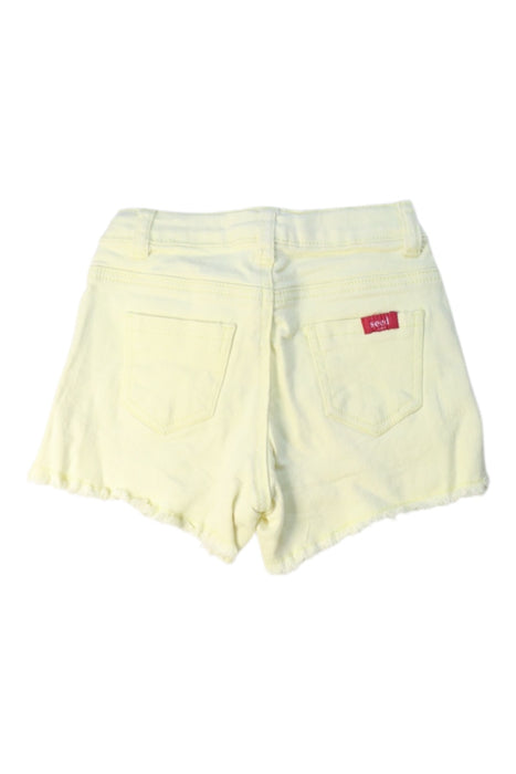 A Yellow Shorts from Seed in size 5T for girl. (Back View)