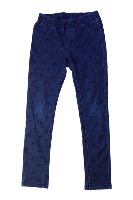 A Navy Jeggings from Seed in size 4T for girl. (Front View)