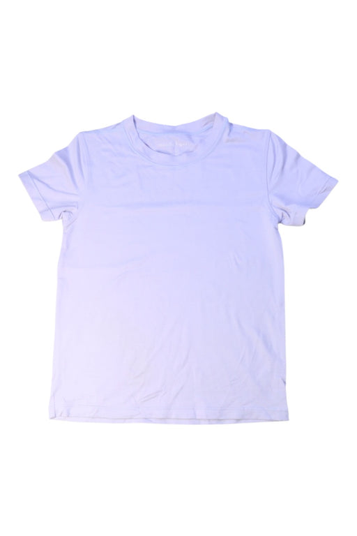 A White Short Sleeve T Shirts from Moody Tiger in size 5T for girl. (Front View)
