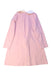 A Pink Long Sleeve Dresses from Momonittu in size 6T for girl. (Back View)