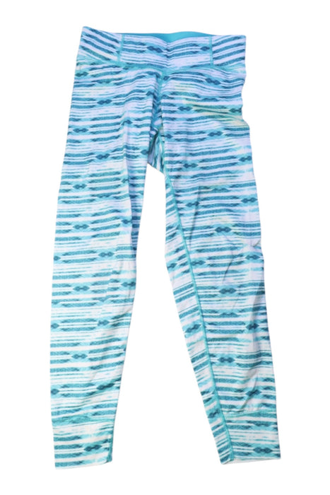 A Blue Leggings from Patagonia in size 5T for girl. (Front View)