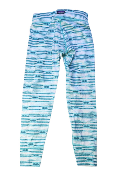 A Blue Leggings from Patagonia in size 5T for girl. (Back View)