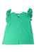 A Green Short Sleeve Tops from Seed in size 5T for girl. (Back View)