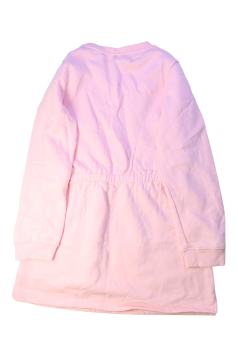 A Pink Long Sleeve Dresses from Seed in size 9Y for girl. (Back View)