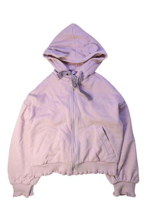 A Pink Hooded Sweatshirts from Mezzo Piano in size 11Y for girl. (Front View)