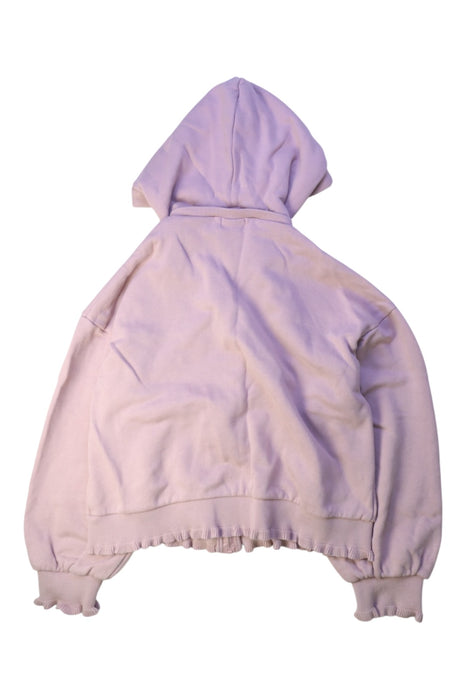 A Pink Hooded Sweatshirts from Mezzo Piano in size 11Y for girl. (Back View)