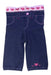 A Navy Leggings from Miki House in size 2T for girl. (Front View)