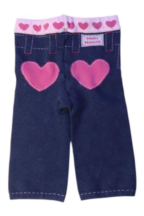 A Navy Leggings from Miki House in size 2T for girl. (Back View)