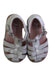A White Sandals from Jacadi in size 12-18M for girl. (Back View)