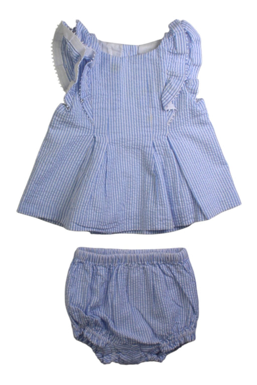 A Blue Shorts Sets from Janie & Jack in size 3-6M for girl. (Front View)
