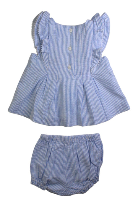 A Blue Shorts Sets from Janie & Jack in size 3-6M for girl. (Back View)
