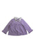 A Purple Long Sleeve Tops from Janie & Jack in size 3-6M for girl. (Front View)