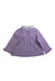 A Purple Long Sleeve Tops from Janie & Jack in size 3-6M for girl. (Back View)