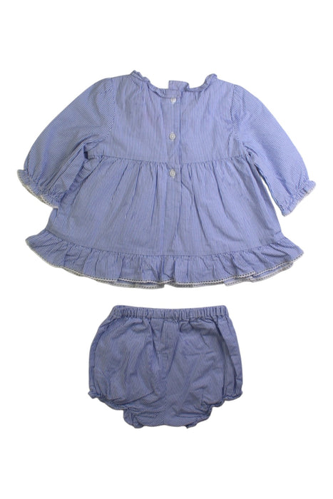 A Blue Shorts Sets from Janie & Jack in size 6-12M for girl. (Back View)