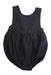 A Navy Sleeveless Rompers from Jacadi in size 0-3M for girl. (Front View)