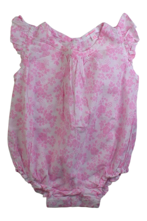 A Pink Sleeveless Rompers from Kidsagogo in size 0-3M for girl. (Front View)
