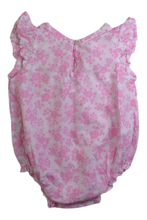 A Pink Sleeveless Rompers from Kidsagogo in size 0-3M for girl. (Back View)