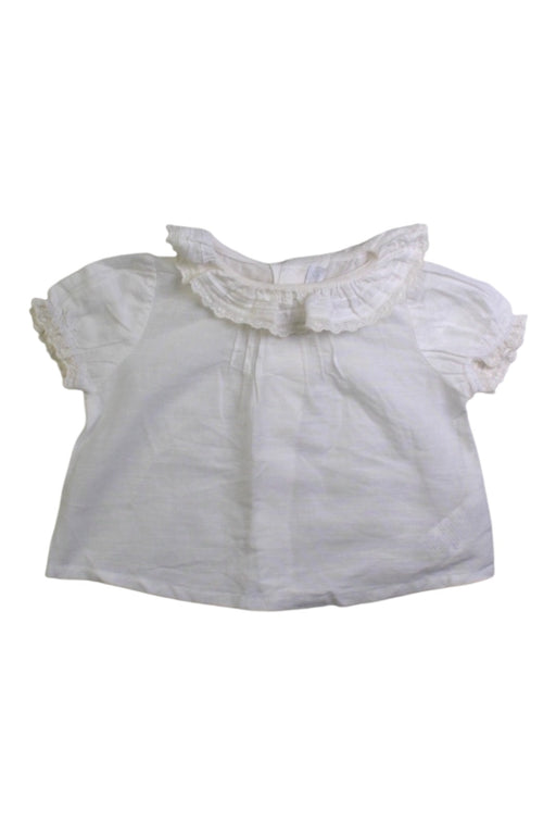 A White Short Sleeve Tops from Martin Aranda in size 0-3M for girl. (Front View)