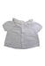 A White Short Sleeve Tops from Martin Aranda in size 0-3M for girl. (Back View)