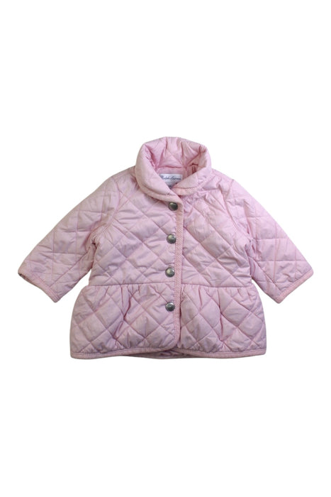 A Pink Puffer/Quilted Coats & Outerwear from Ralph Lauren in size 0-3M for girl. (Front View)