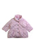 A Pink Puffer/Quilted Coats & Outerwear from Ralph Lauren in size 0-3M for girl. (Front View)